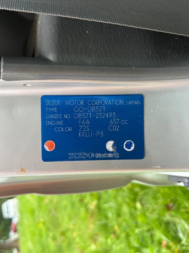 2000 Suzuki Carry 4WD Manual Mini Truck — photo 2